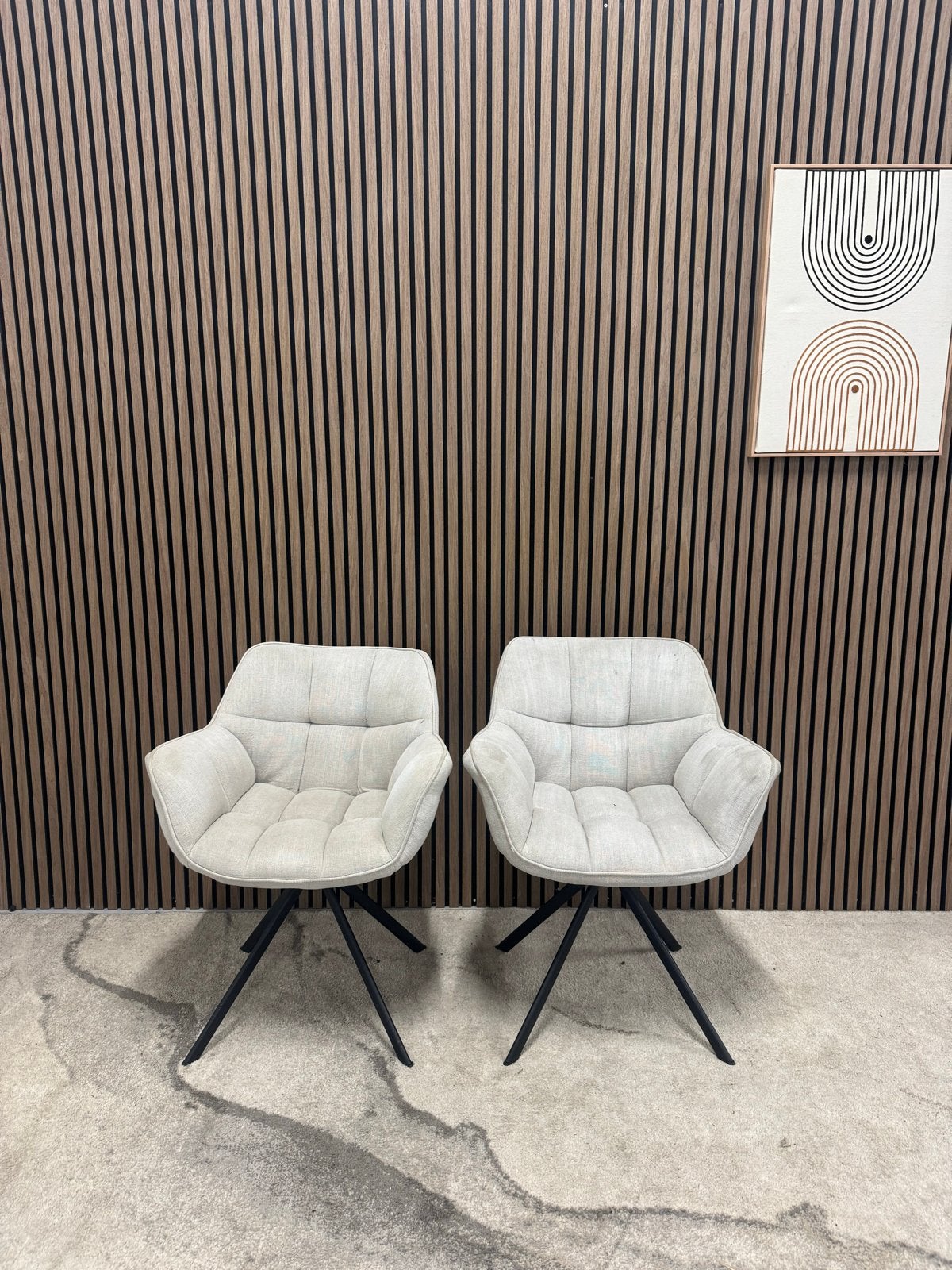 Riviera Maison eettafelstoelen 2 x, Huis en Inrichting, Ophalen of Verzenden, Zo goed als nieuw, Eén