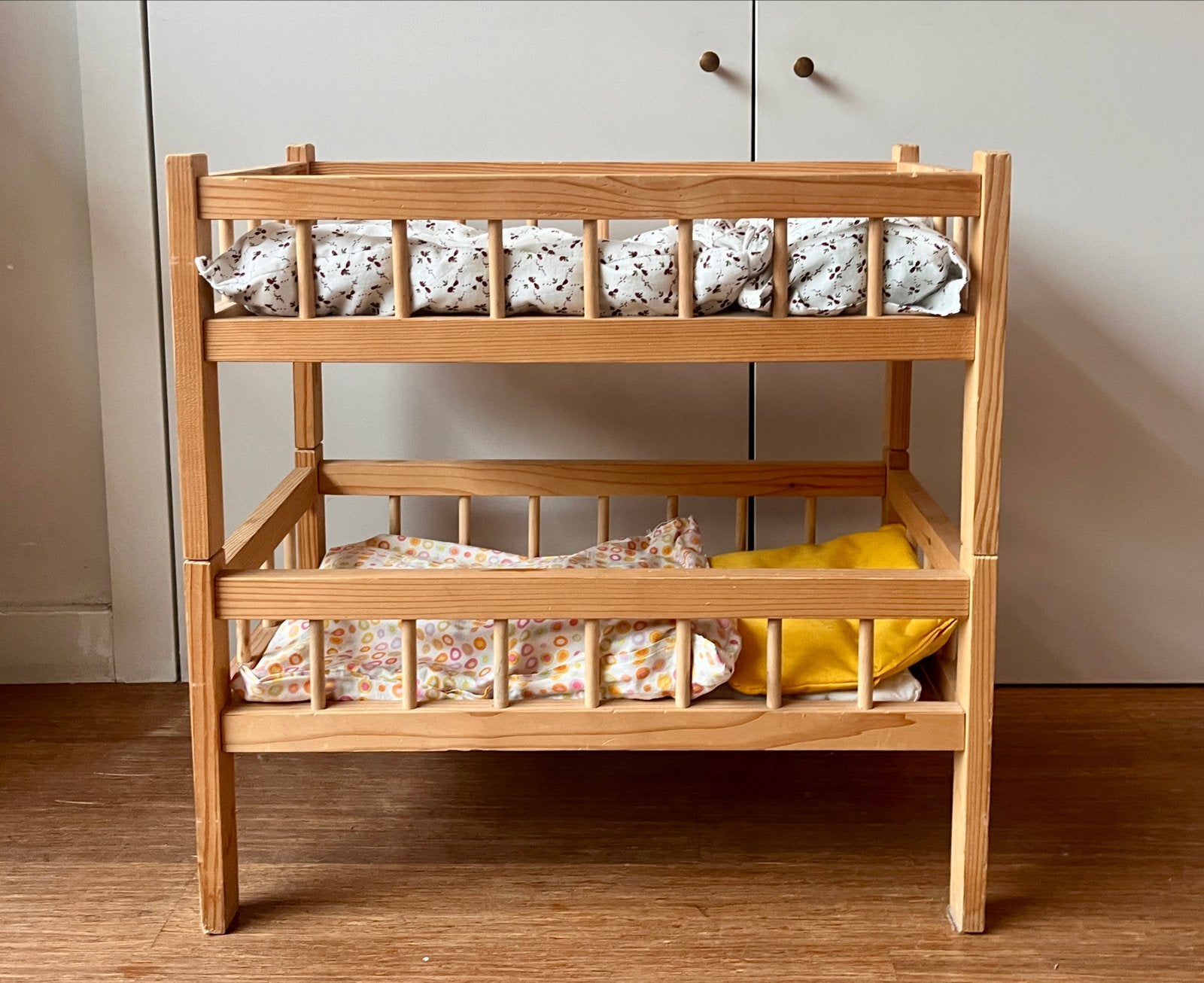 Pinolino stapelbed voor poppen - Houten poppenbed, Ophalen, Zo goed als nieuw, Babypop