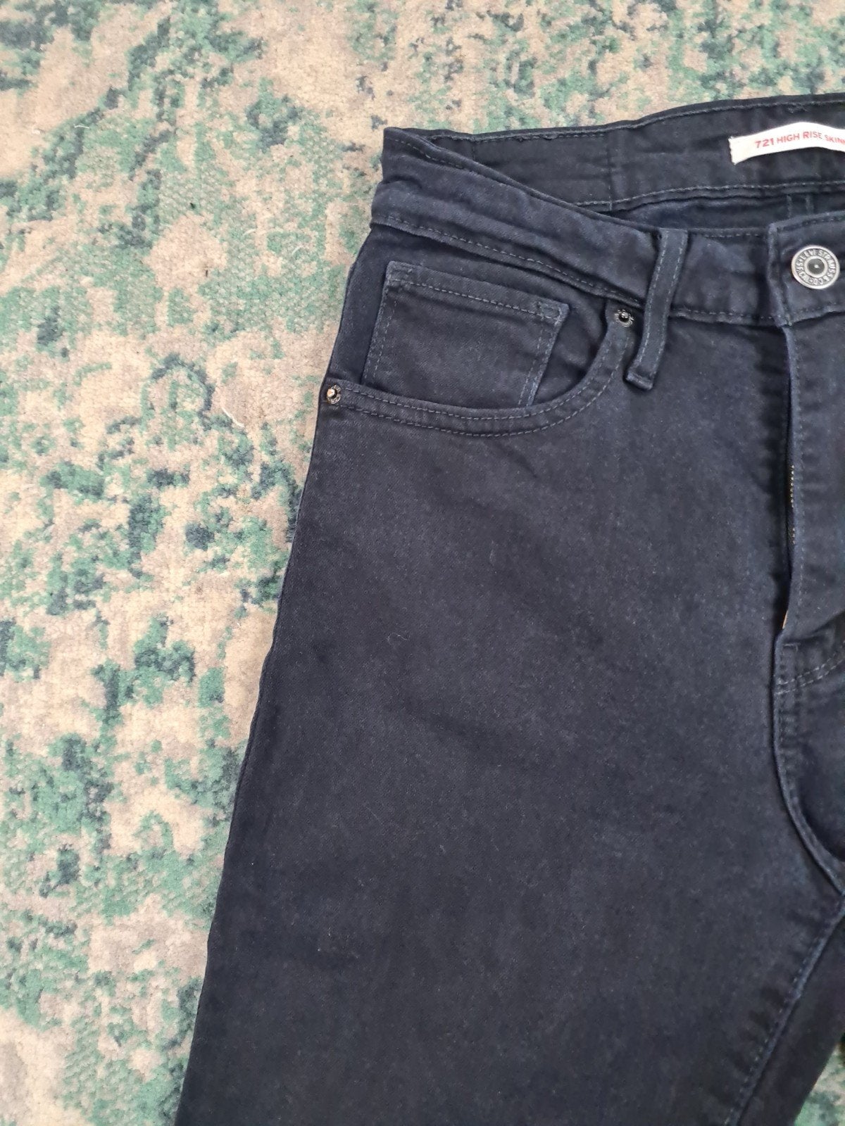Levi's 721 High-rise skinny W27 L32 Dames Tulsi2732, Zwart, Ophalen of Verzenden, Zo goed als nieuw, W27 (confectie 34) of kleiner
