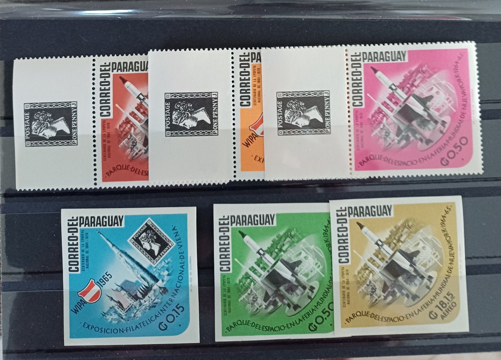RUIMTEVAART setje postfris PARAGUAY, Postzegels en Munten, Postzegels | Thematische zegels, Ophalen of Verzenden, Overige thema's
