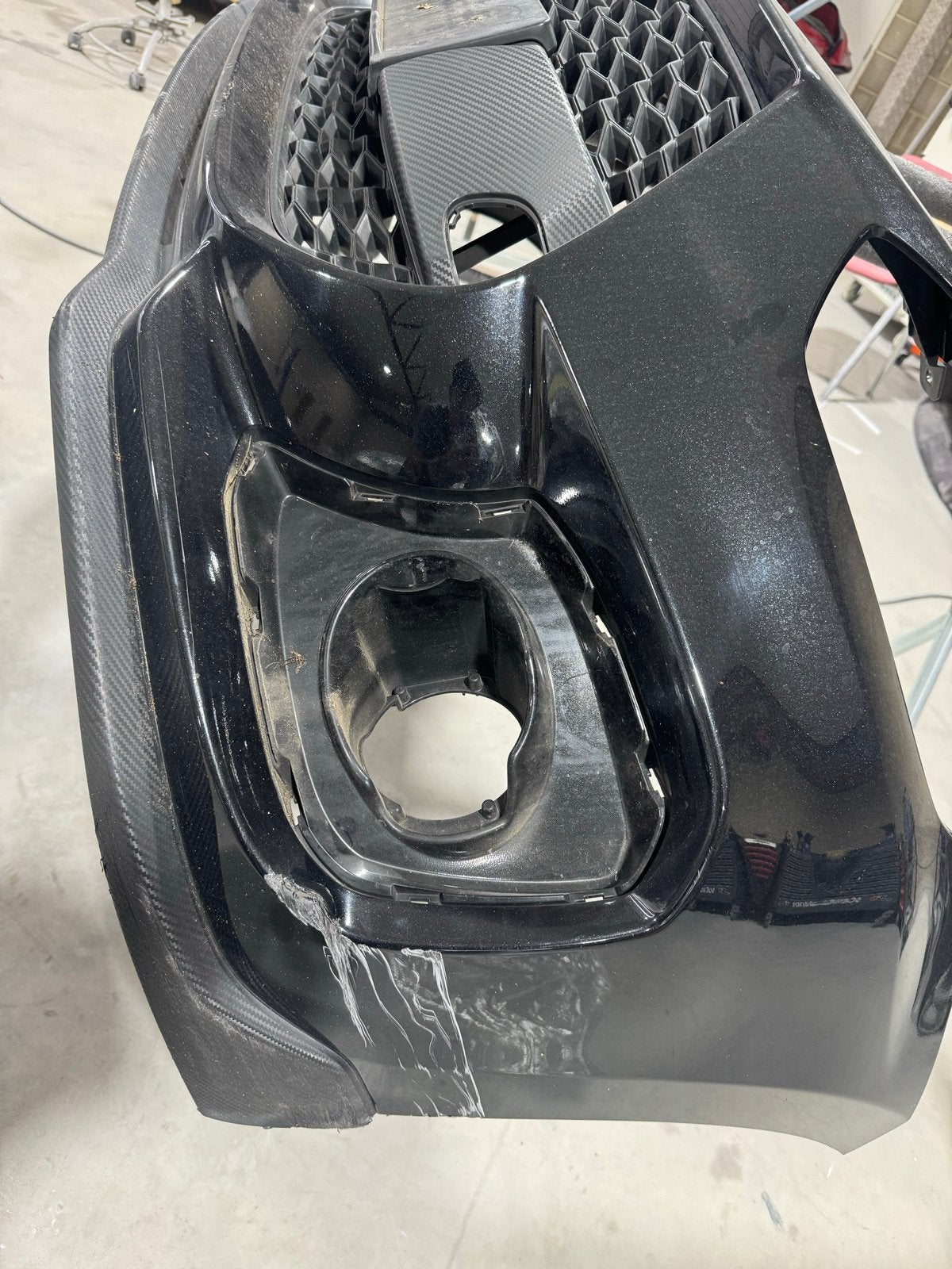 Gebruikte Bumper Suzuki Swift Zwart Sport 2018, Ophalen, Gebruikt, Voor, Bumper