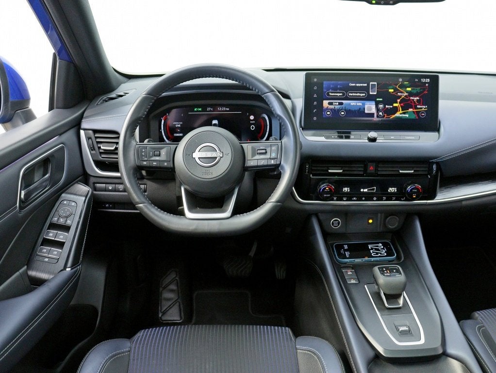 Nissan QASHQAI 1.3 MHEV X Tekna | Panoramadak | Camera rondo, Automaat, Blauw, Leder, Bedrijf