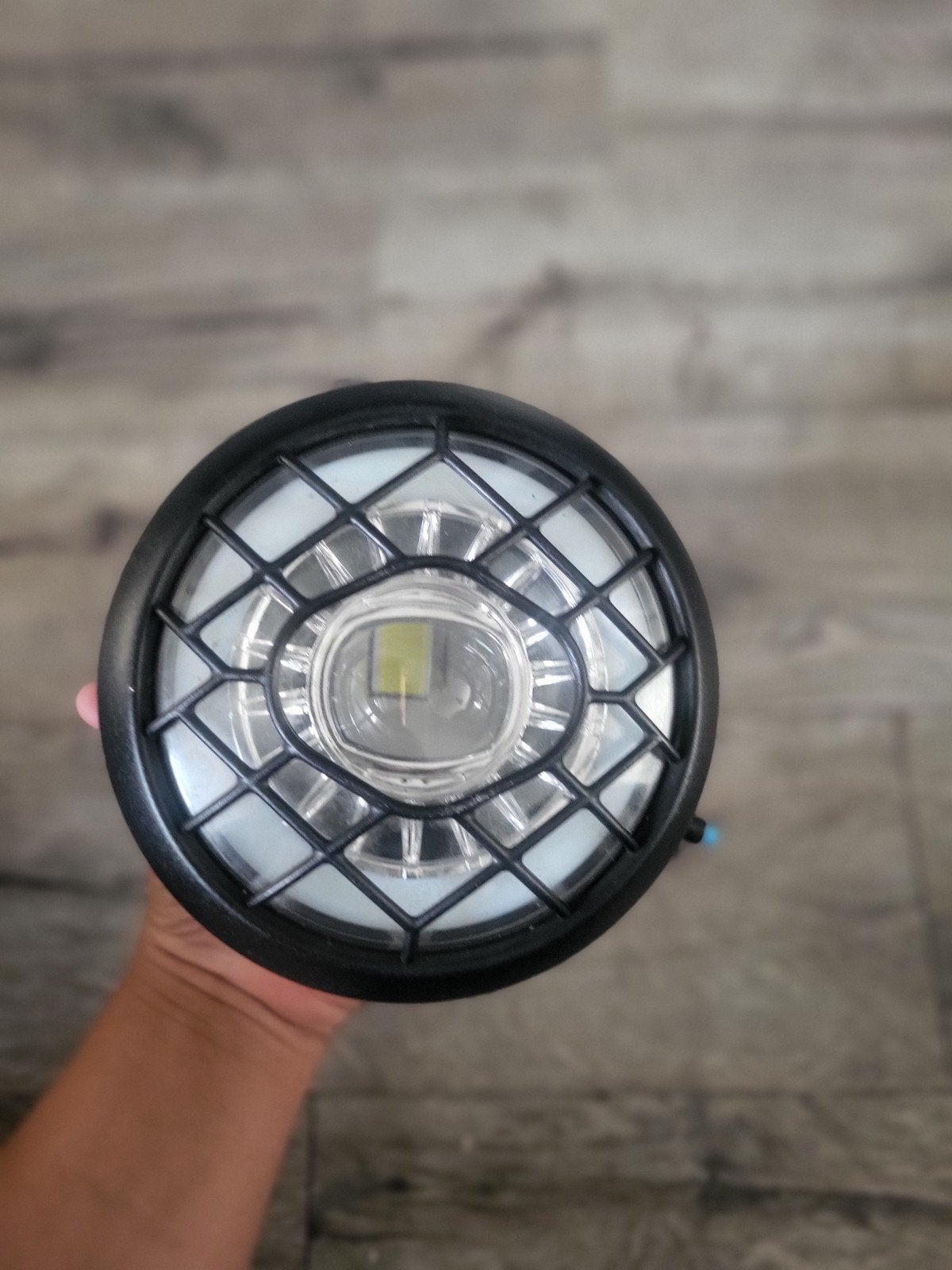Fatbike lamp met barsten in de behuizing, Ophalen of Verzenden, Gebruikt, Accu, Voorlicht