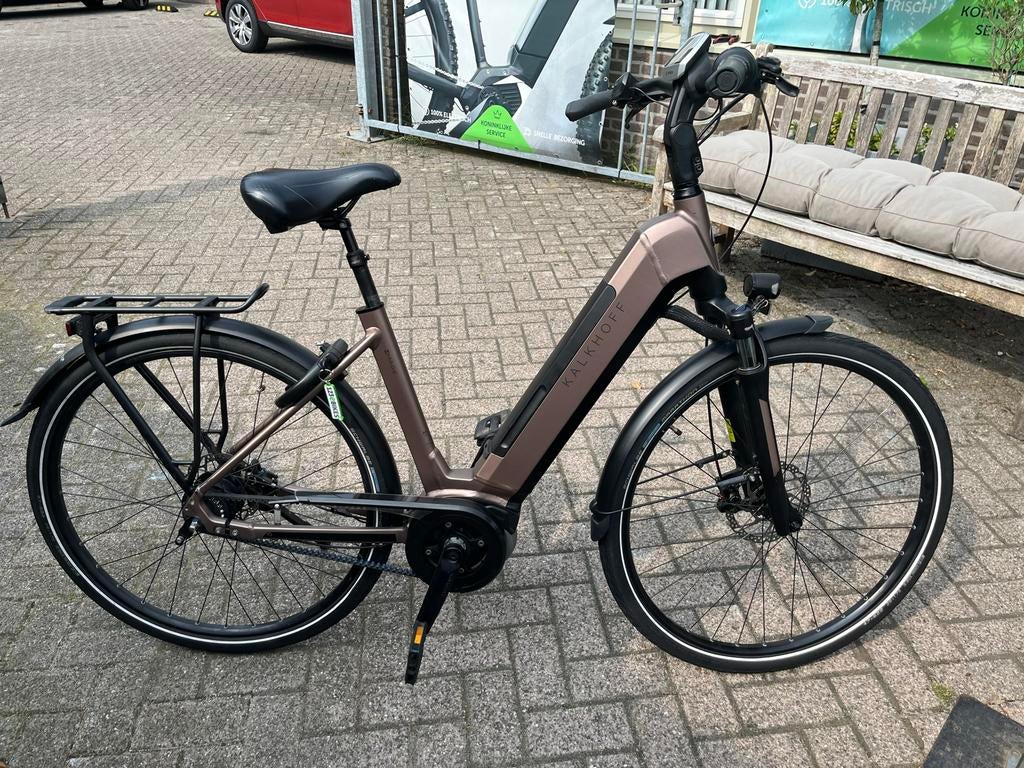 Kalkhoff Image 5 elektrische fiets - Bosch 625Wh, Belt Drive, Zo goed als nieuw, 47 tot 51 cm, 50 km per accu of meer, Ophalen