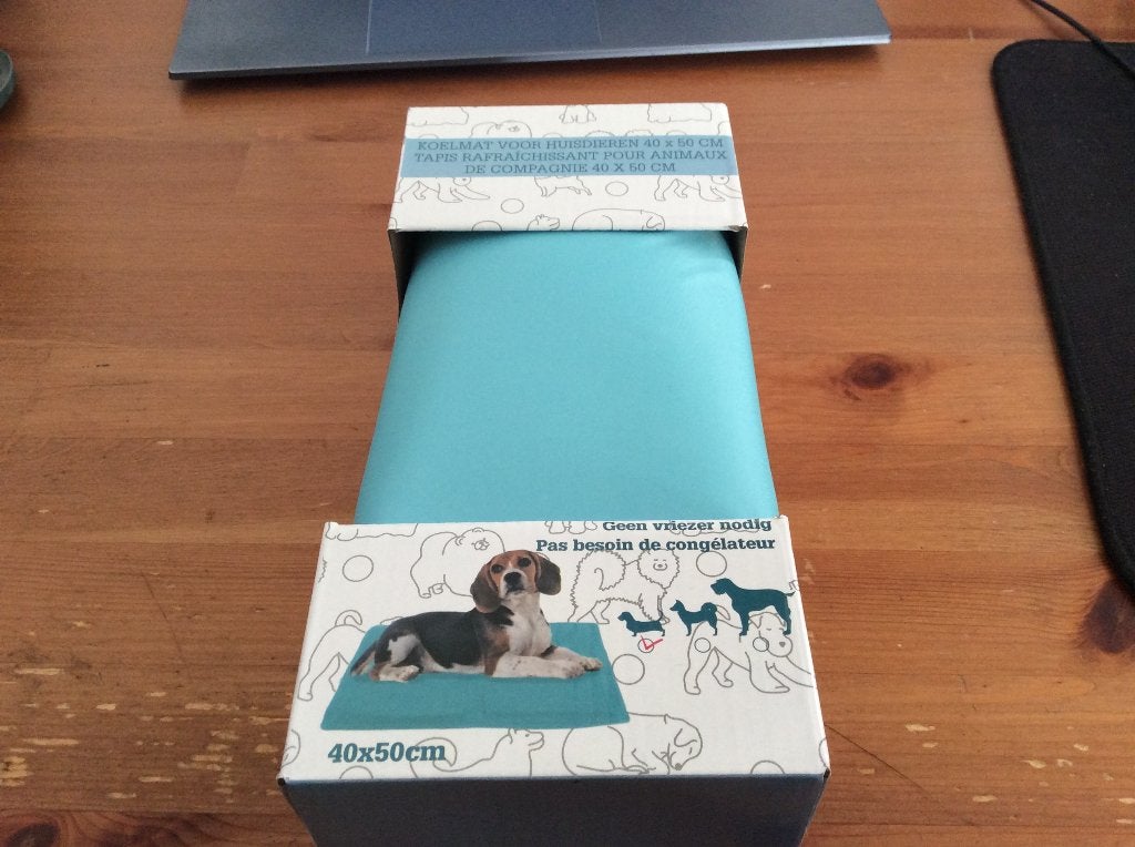 Koelmat voor huisdieren. Blauw. 40 x 50 cm. Nieuw, Dieren en Toebehoren, Honden-accessoires, Ophalen of Verzenden, Nieuw