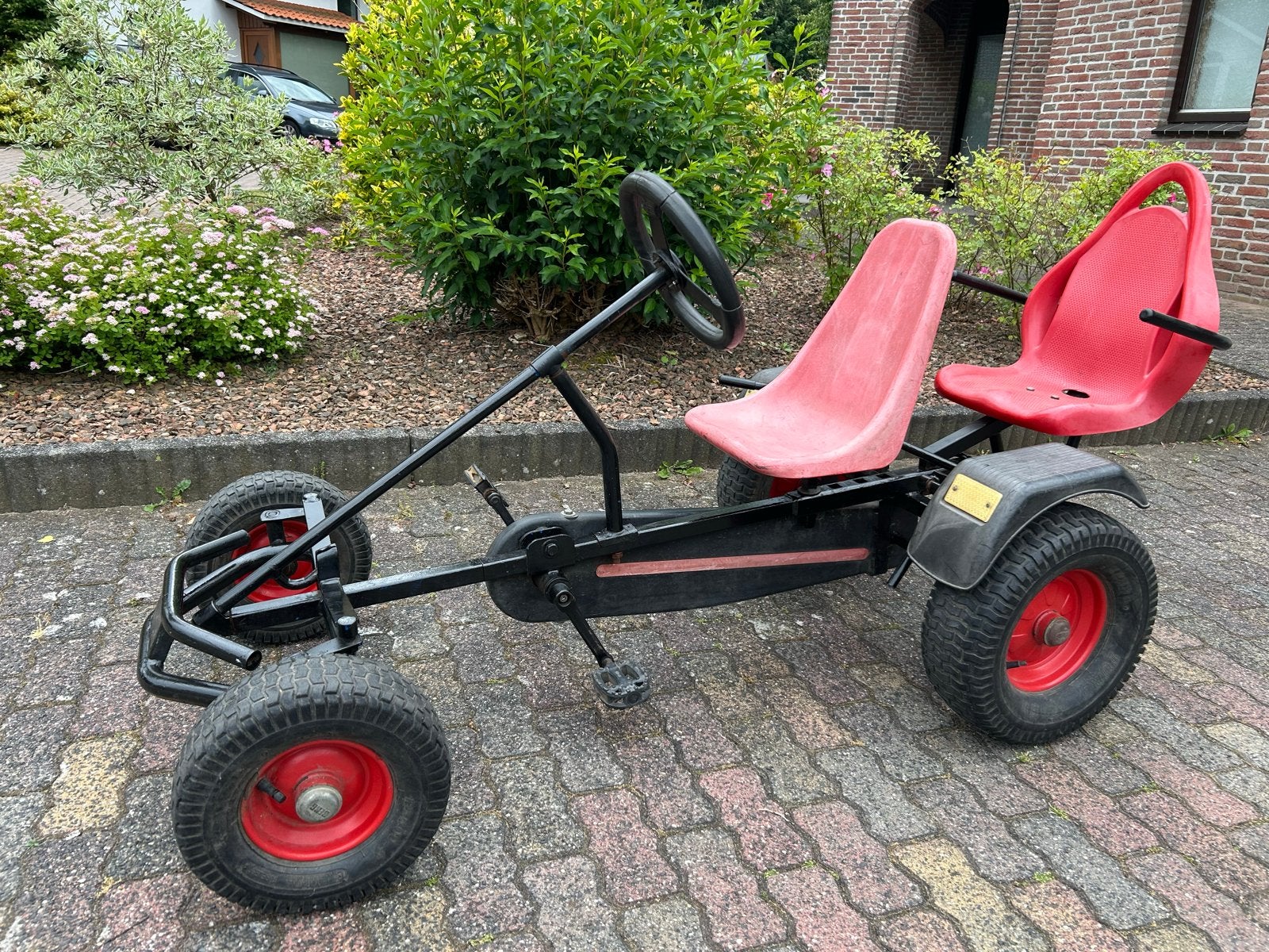 Berg Skelter met bijrijdersstoel en luchtbanden, Ophalen, Gebruikt, Berg, Duozit