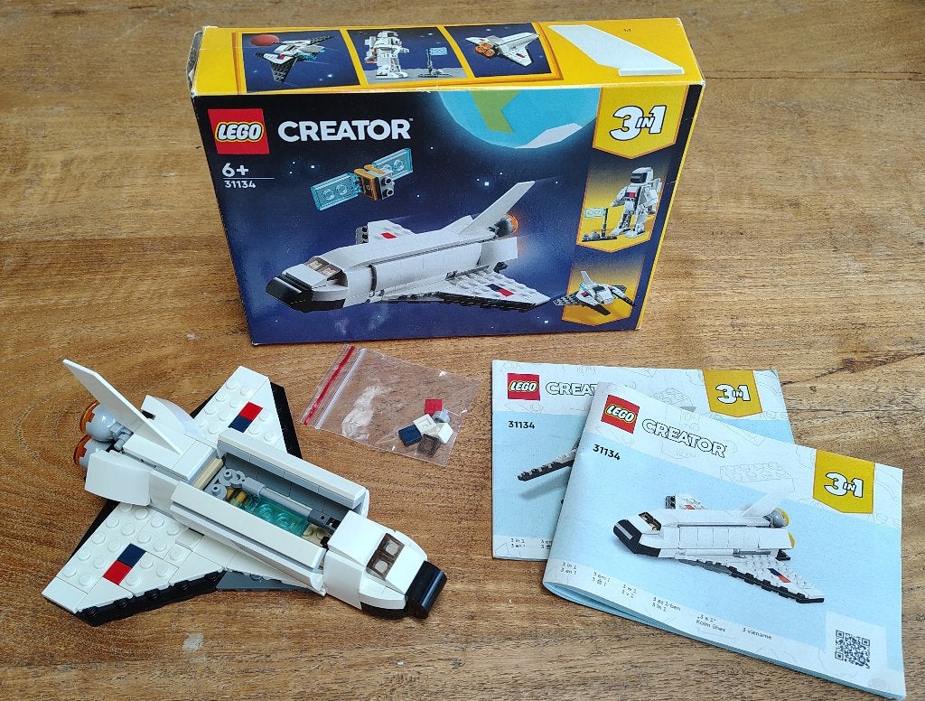 Lego Creator - Space Shuttle (31134), Kinderen en Baby's, Ophalen of Verzenden, Gebruikt, Complete set, Lego