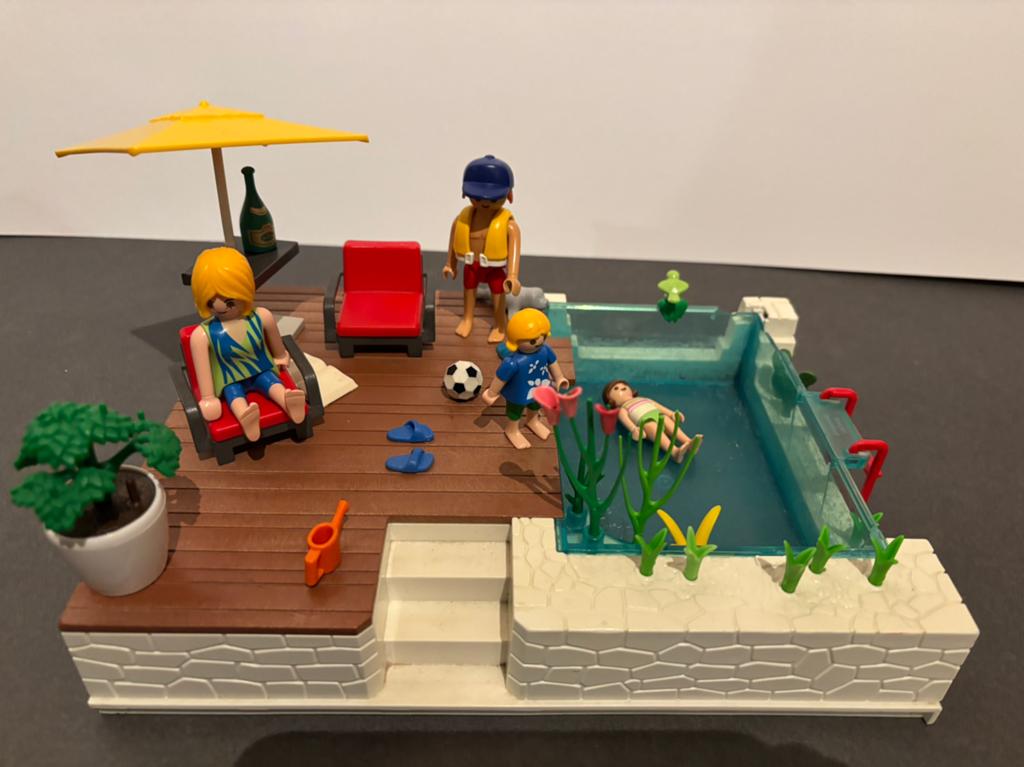 Playmobil zwembad 1, Ophalen of Verzenden, Gebruikt