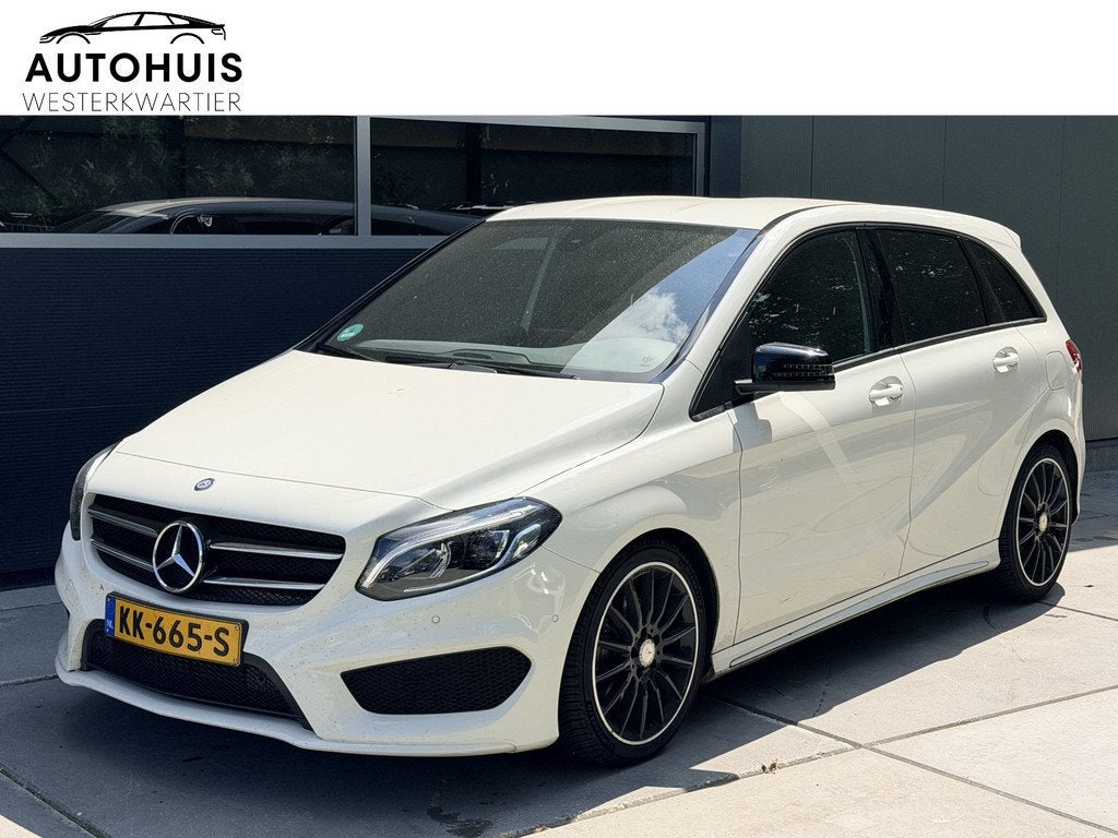 Mercedes-Benz B-Klasse 180 AMG Night Edition Plus Automaat A, 1325 kg, 4 cilinders, Met garantie (alle), Automatische klimaatregeling