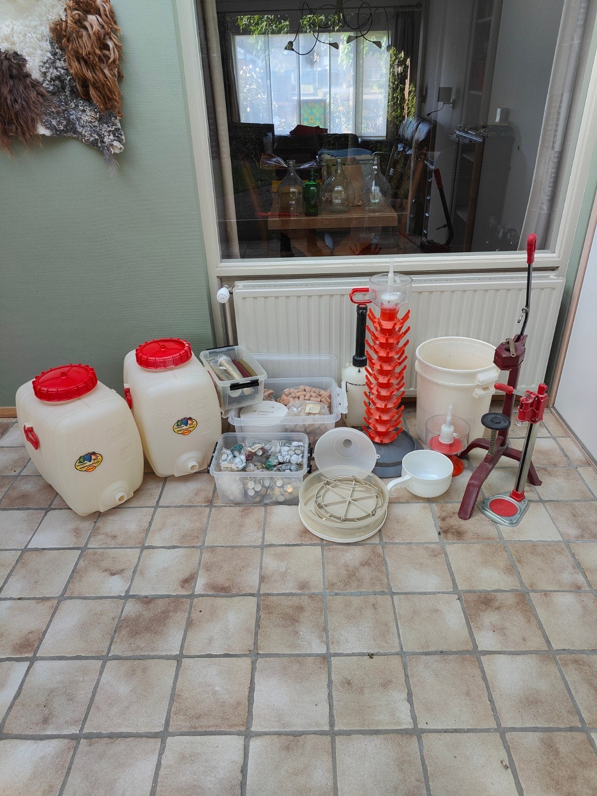 Complete set voor wijn/bier maken - 2x 60L vaten, Hobby en Vrije tijd, Overige Hobby en Vrije tijd, Ophalen of Verzenden