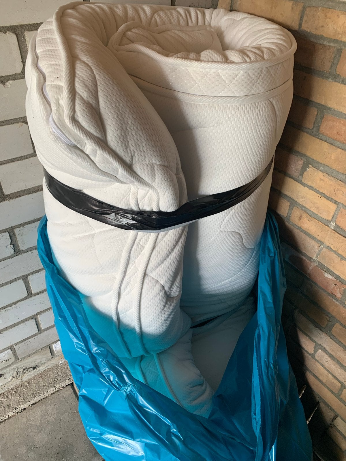 Topper tempur 160 bij 200, Ophalen, Tweepersoons, Zo goed als nieuw, Matras