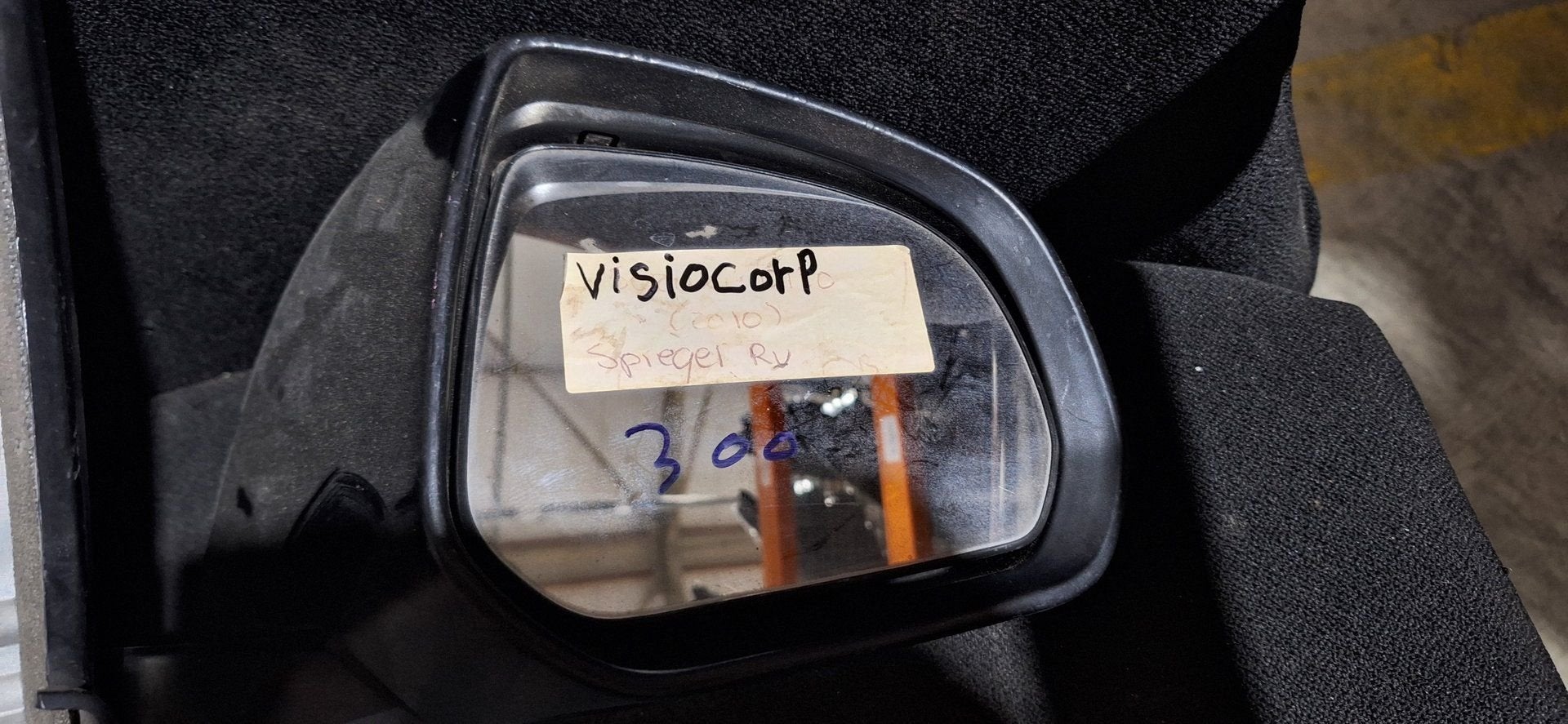 Visiocorp Buitenspiegel Rechts (Passagierszijde) Zwart - 201, Gebruikt, -, -, Ophalen of Verzenden