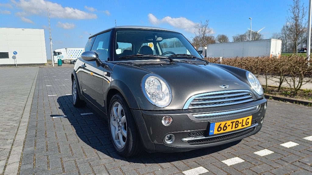Mini 1.6 Cooper 2006 Grijs Park Lane 187606 km, Auto's, Voorwielaandrijving, 4 stoelen, Handgeschakeld, Particulier