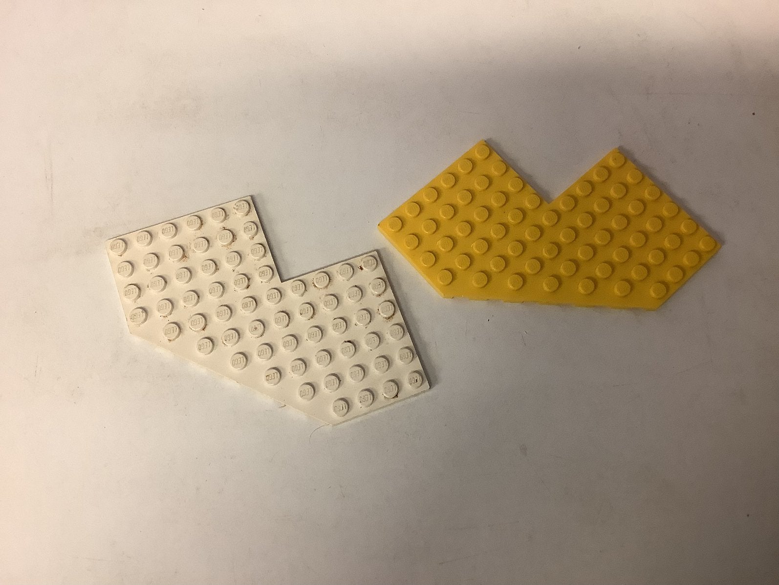 Lego wig plaat 10x10 met 4x4 uitsnede zonder hoek, Ophalen of Verzenden, Gebruikt, Losse stenen, Lego