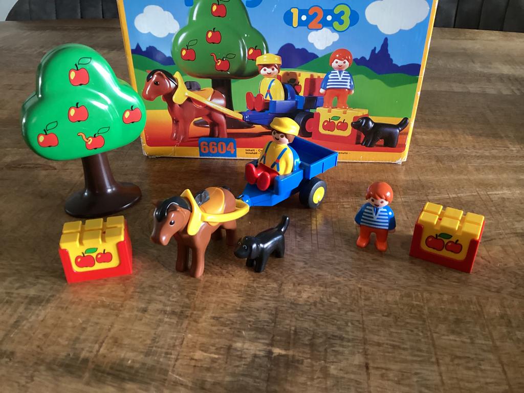 Playmobil 123 vintage 6604 appelboomgaard, Ophalen of Verzenden