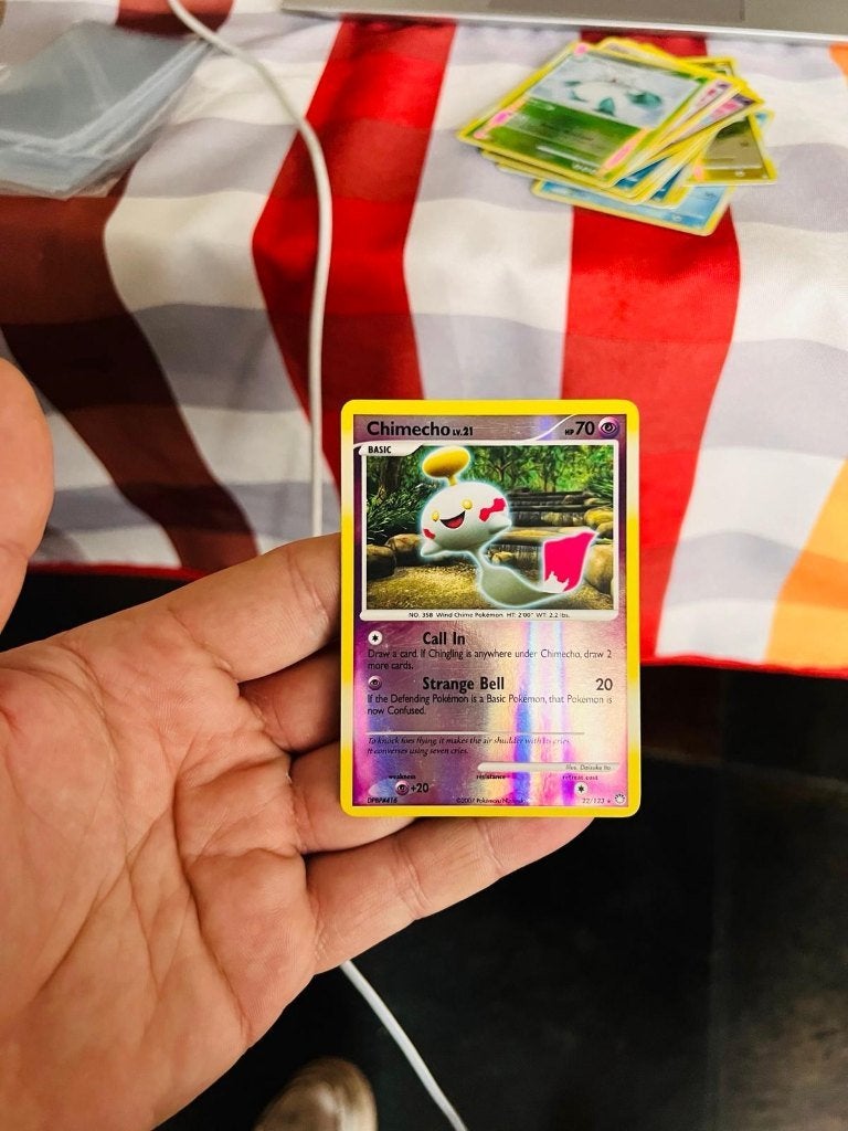 Chimecho 22/123 Reverse Holo Mysterious Treasures Pokemon, Verzenden, Zo goed als nieuw, Losse kaart, Foil