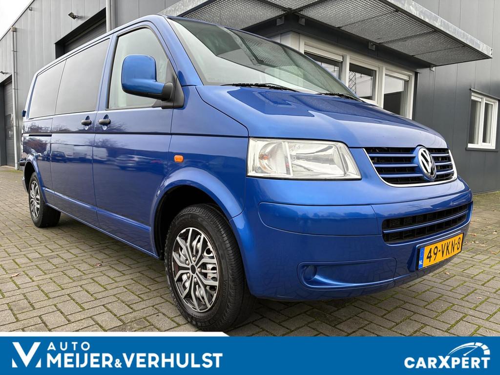 Volkswagen Transporter 2.5 TDI 340 | L2H1 | LEDER | AIRCO |, Gebruikt, Zwart, 2500 kg, Bedrijf