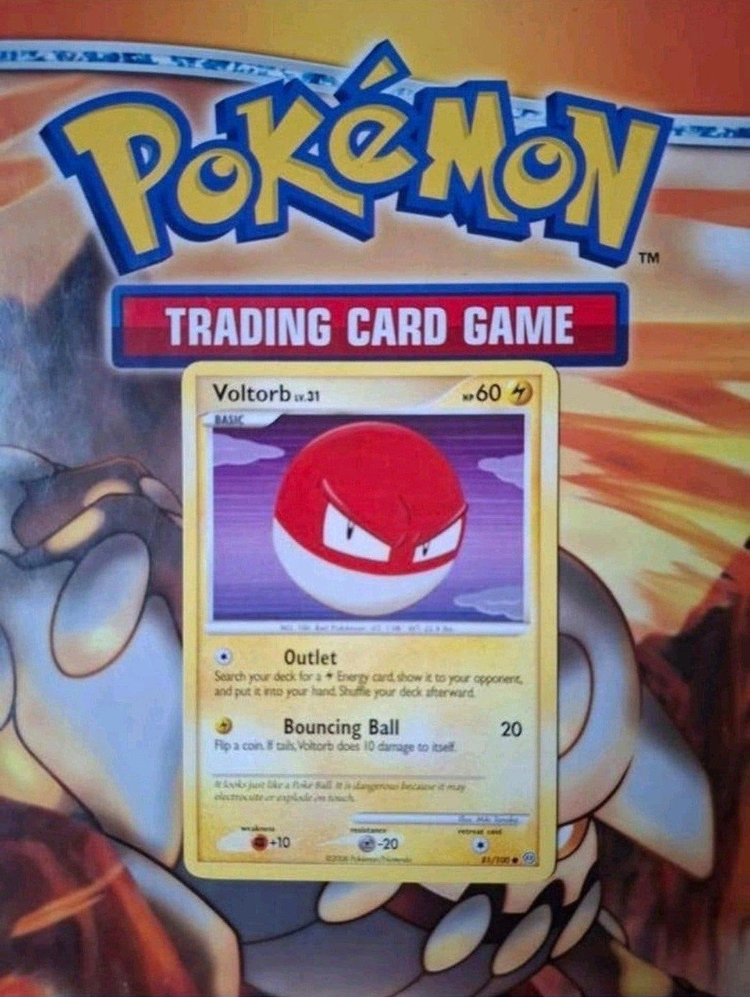 Voltorb 81/100 Diamond&Pearl Stormfront pokemon kaart, Ophalen of Verzenden, Gebruikt, Losse kaart