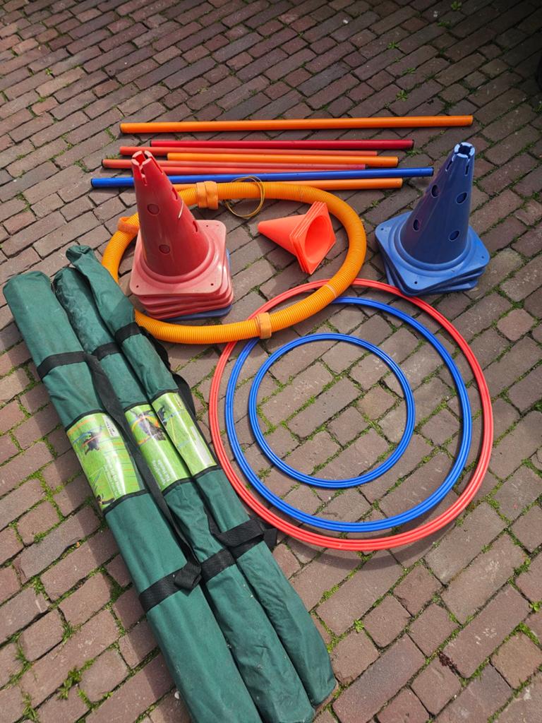 Agility hondenset, Dieren en Toebehoren, Ophalen, Zo goed als nieuw