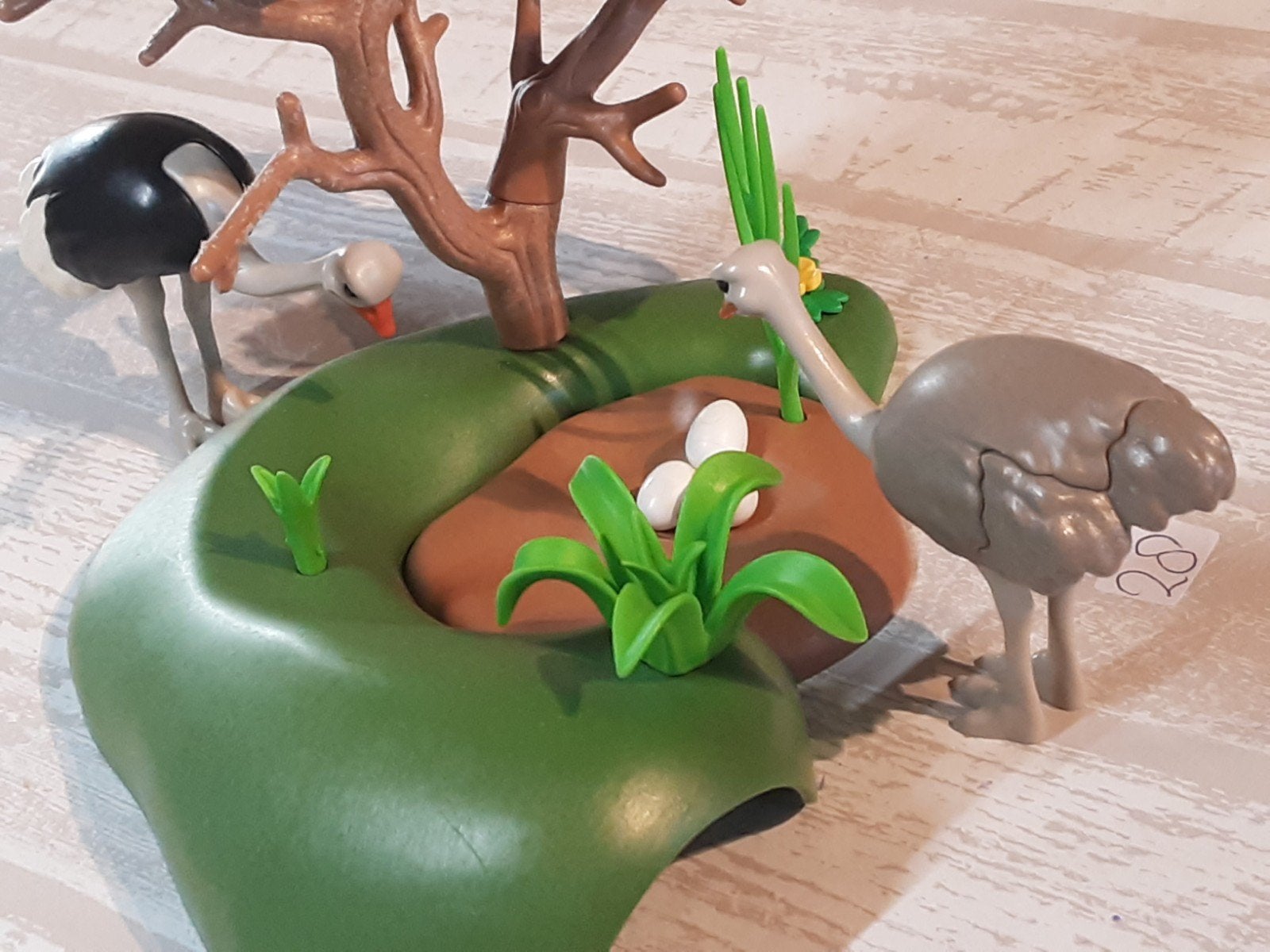 DIERENSETS nr 28. Struisvogels met nest, Kinderen en Baby's, Speelgoed | Playmobil, Ophalen of Verzenden, Zo goed als nieuw