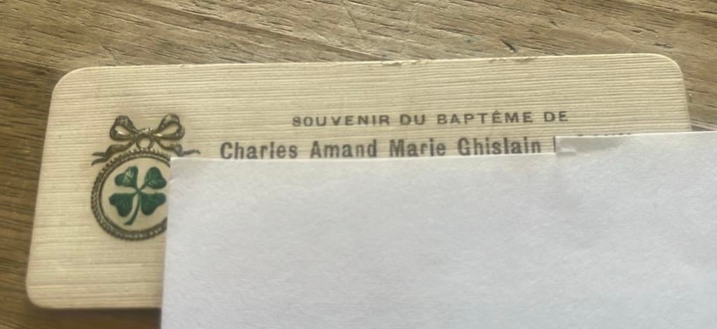 Charles Amand Marie Chislain.. 22 Juli 1920, Ophalen of Verzenden, 2000 tot heden