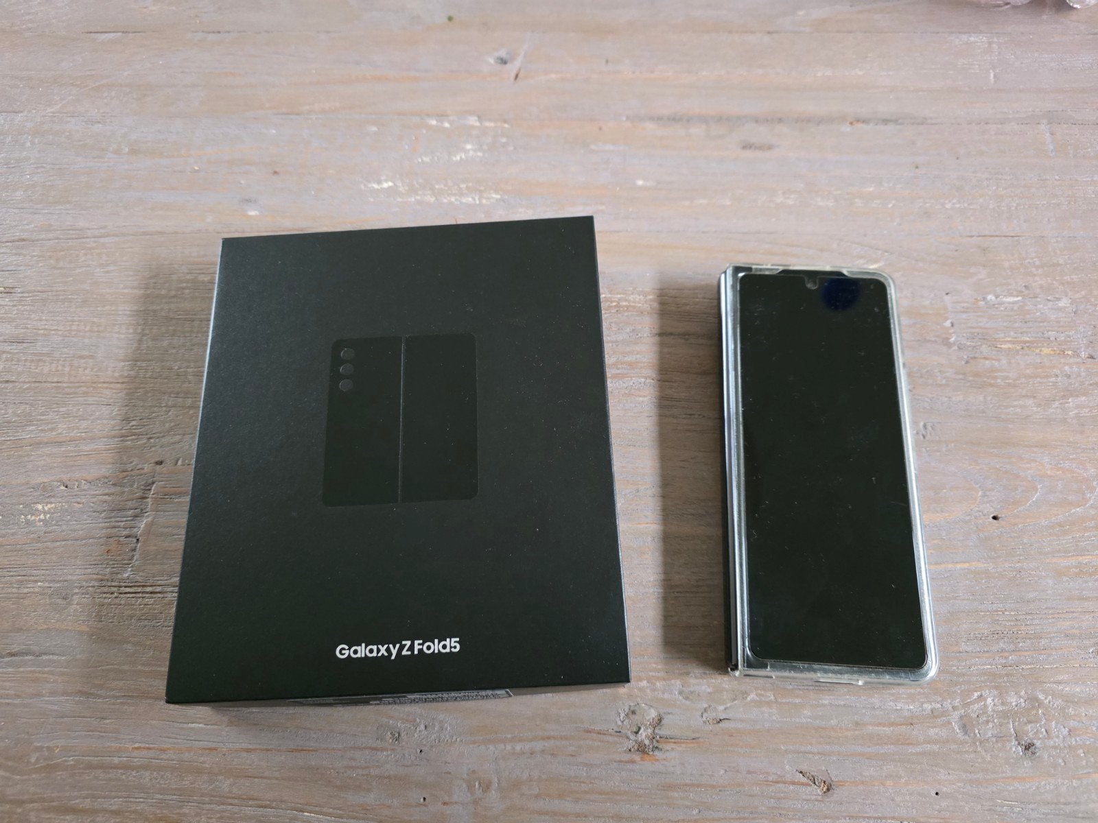 Z.g.a.n. Samsung Galaxy Z fold 5  256 GB te koop, Zwart, Touchscreen, Ophalen of Verzenden, Zo goed als nieuw