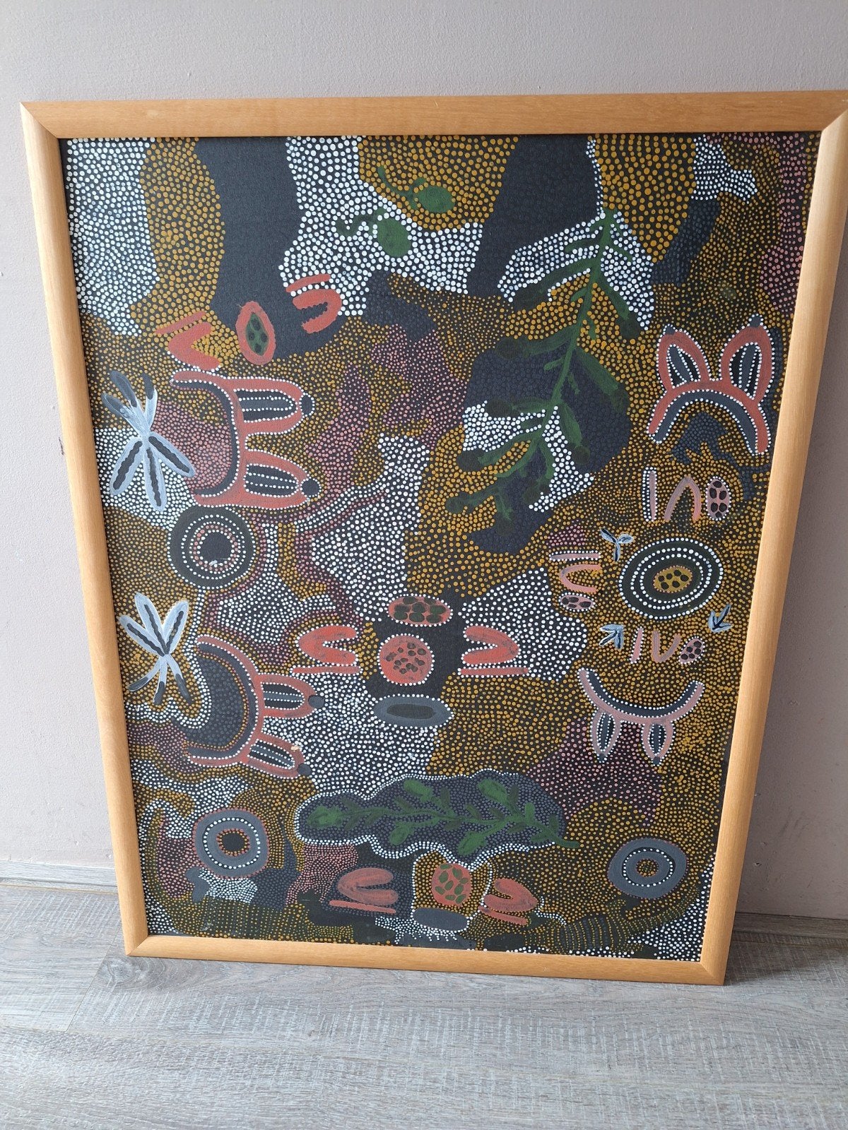 dot painting aboriginal art, Ophalen