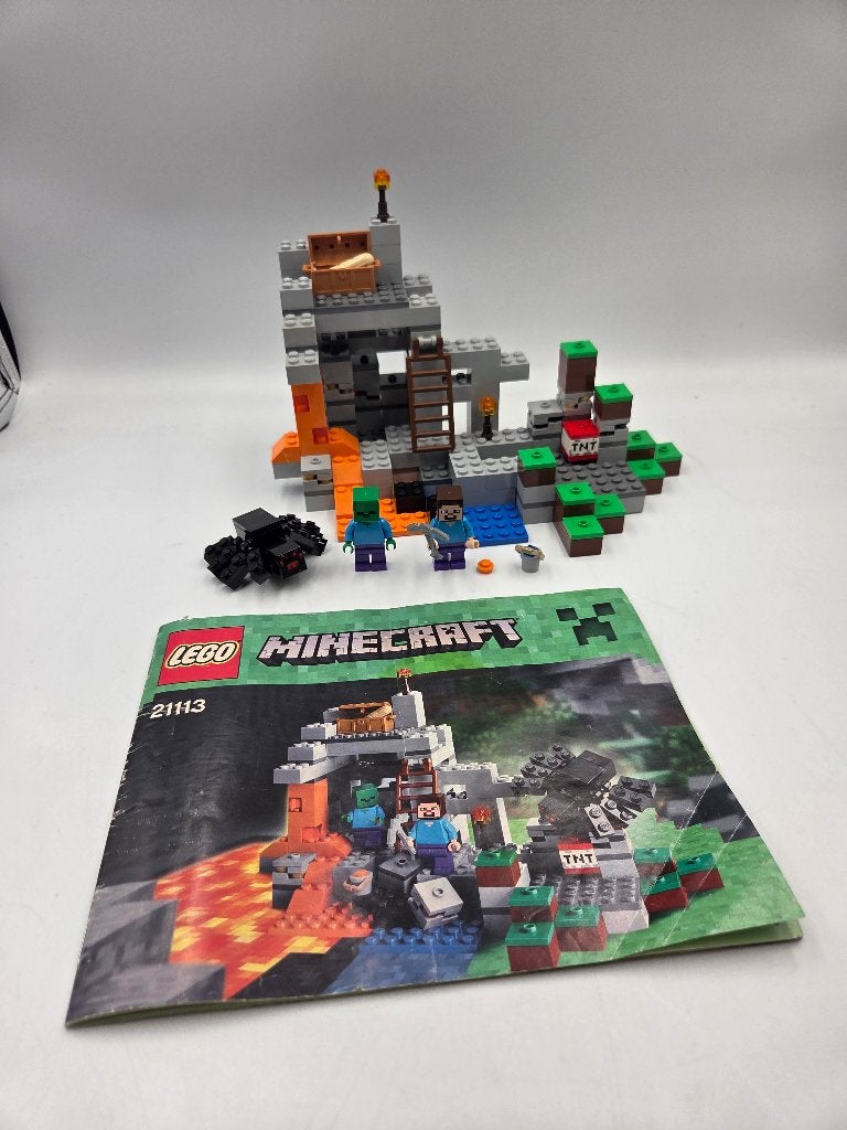 Lego Minecraft 21113 The Cave, Minecraft, Lego, Ophalen of Verzenden, Zo goed als nieuw