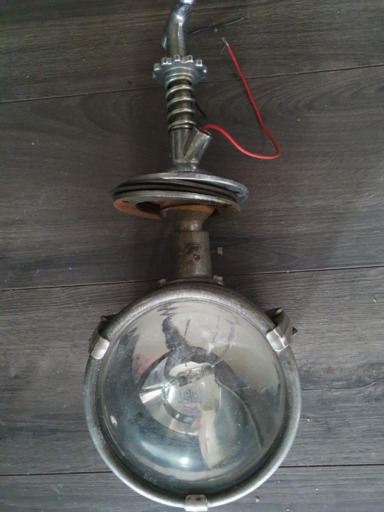 Vintage zoeklicht / schijnwerper, Ophalen of Verzenden