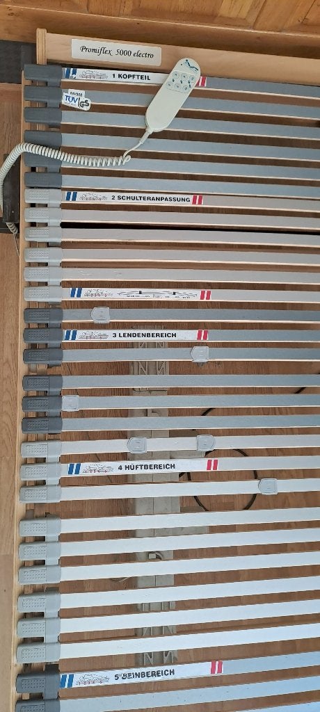 2x Electrische Verstelbare Lattenbodem, Huis en Inrichting, Slaapkamer | Matrassen en Bedbodems, Ophalen, Gebruikt, 90 cm, Tweepersoons