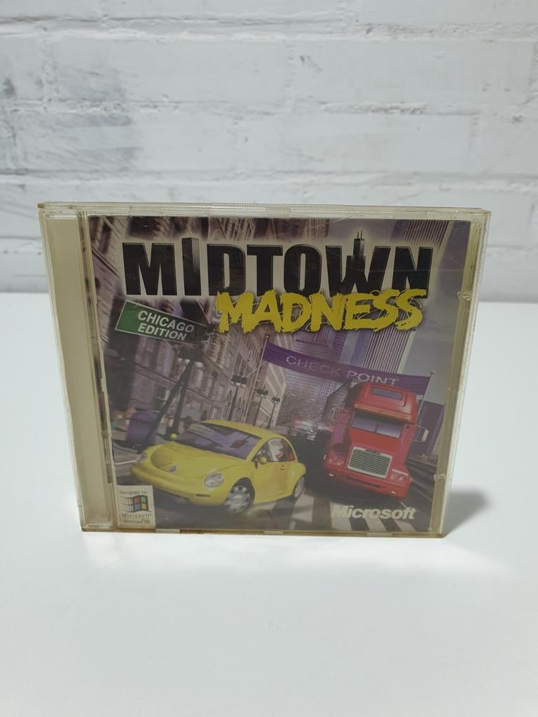 Midtown Madness (Chicago Edition) PC CD-ROM, Spelcomputers en Games, Gebruikt, ., 1 speler, Racen en Vliegen