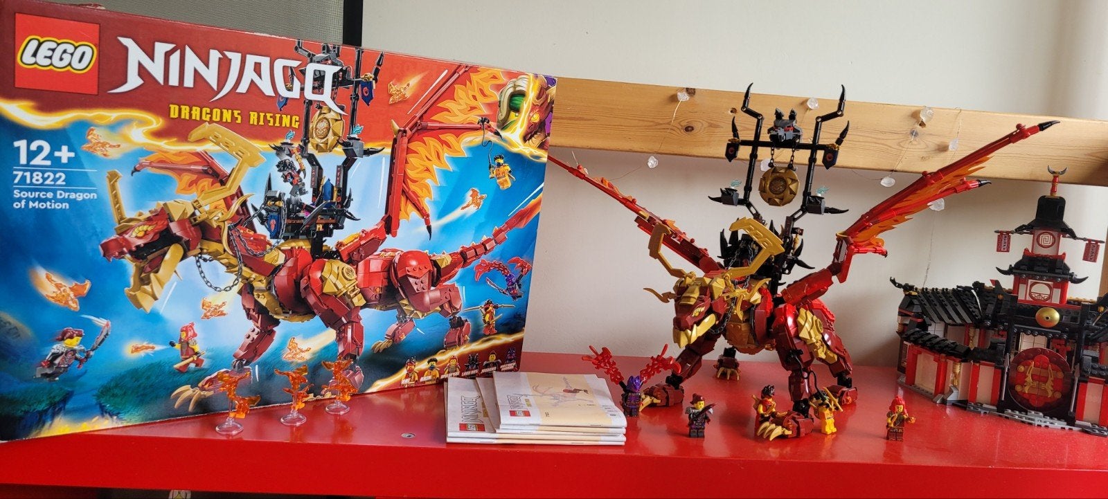 LEGO Ninjago Brondraak 71822 Dragons Rising, Ophalen of Verzenden, Zo goed als nieuw