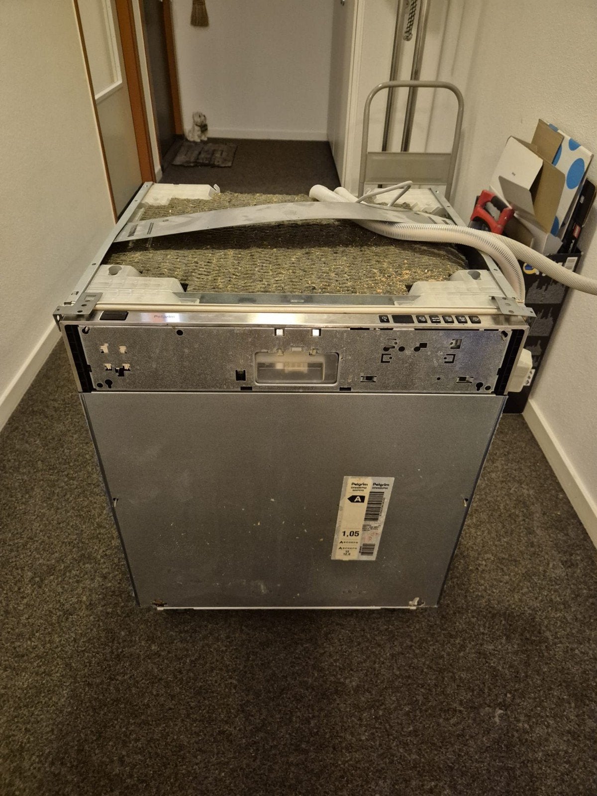 Pelgrim inbouw vaatwasser, Witgoed en Apparatuur, Vaatwasmachines, Ophalen, Gebruikt, Minder dan 85 cm, Inbouw