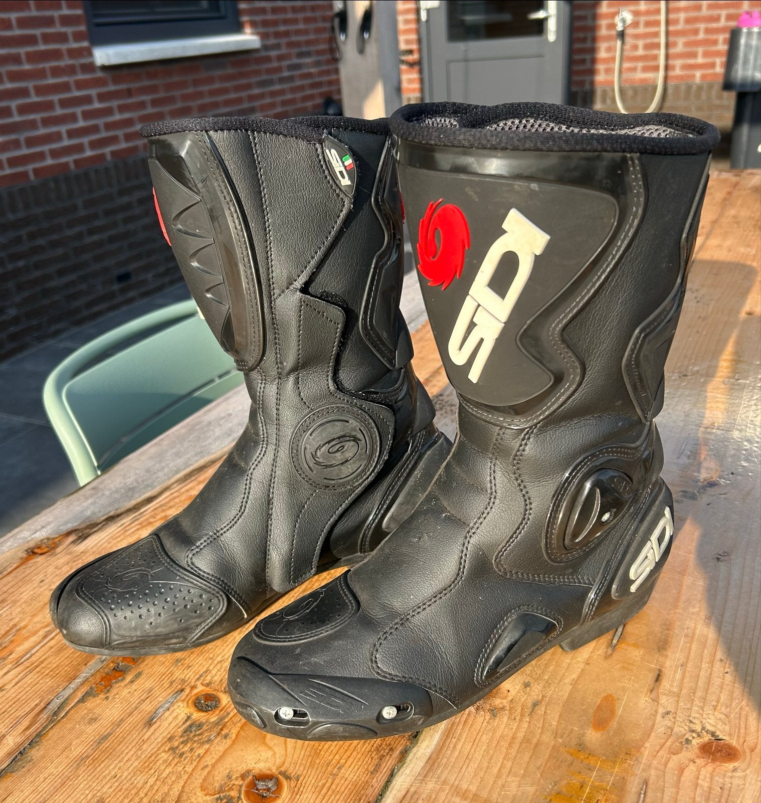 Sidi motorlaarzen - Zwart - Maat 43, Motoren, Ophalen, Tweedehands, Heren, Laarzen