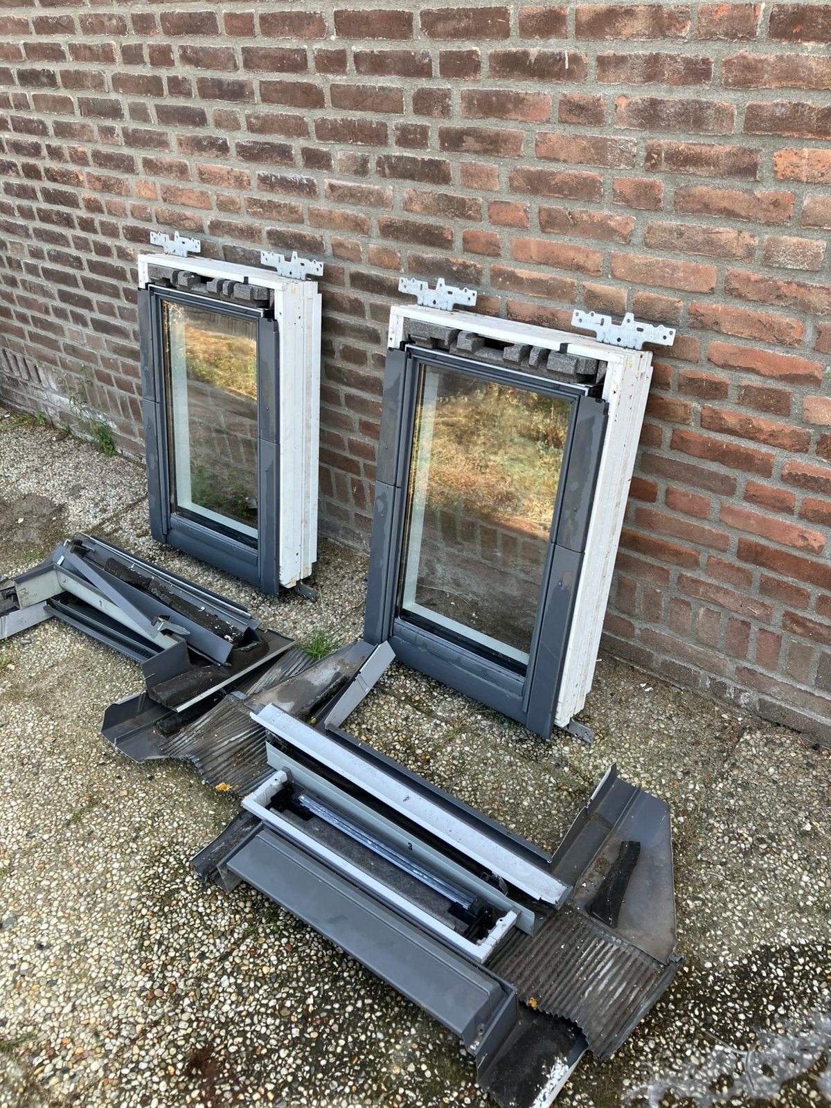 2 velux dakramen ggl-ck 04, Ophalen, Gebruikt