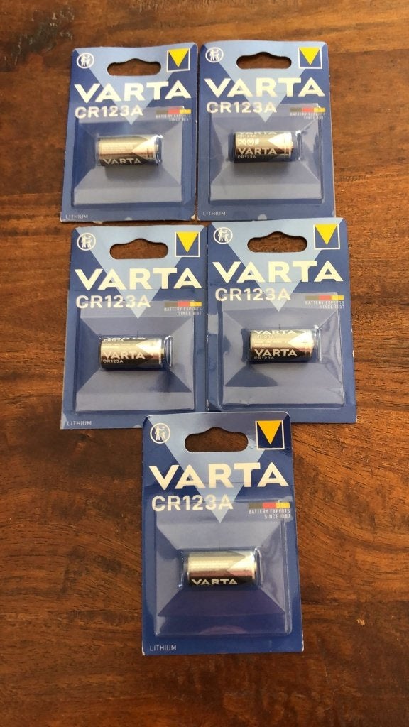 nieuwe Varta Lithium CR123A batterijen, Ophalen of Verzenden, Nieuw