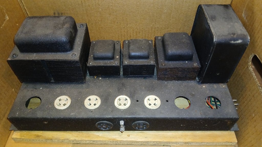 5x Hammond buizenversterker HR1 uit DR20 tonecabinet vintage, Ophalen, Gebruikt, Orgel