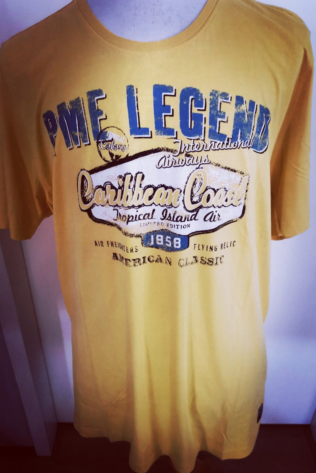 PME LEGEND T shirt maat 3XL, Kleding | Heren, PME LEGEND, Verzenden, Geel, Shirt