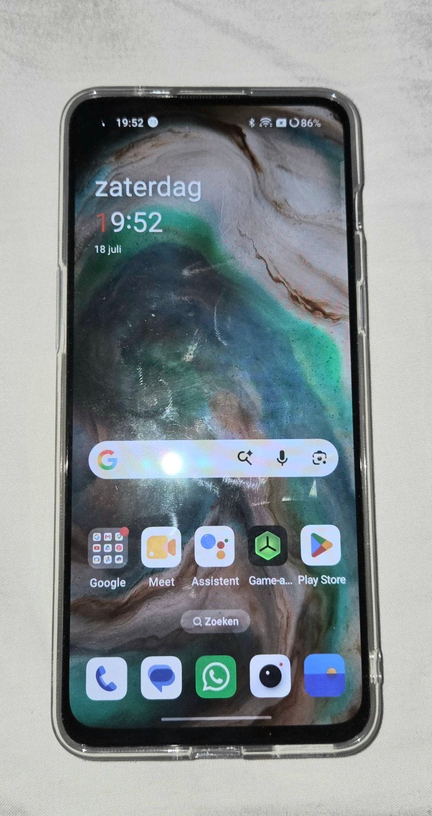OnePlus Nord 2 5G - 256GB - Grijs met oplader en hoesje, Overige modellen, Ophalen of Verzenden, Zo goed als nieuw, Zonder simlock