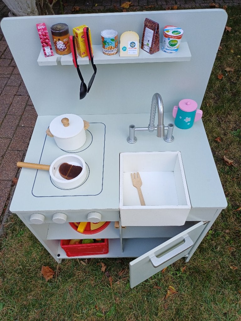 Speelkeukentje, kinderkeukentje vanaf 15 euro, Ophalen, Gebruikt, Hout, Speelkeuken