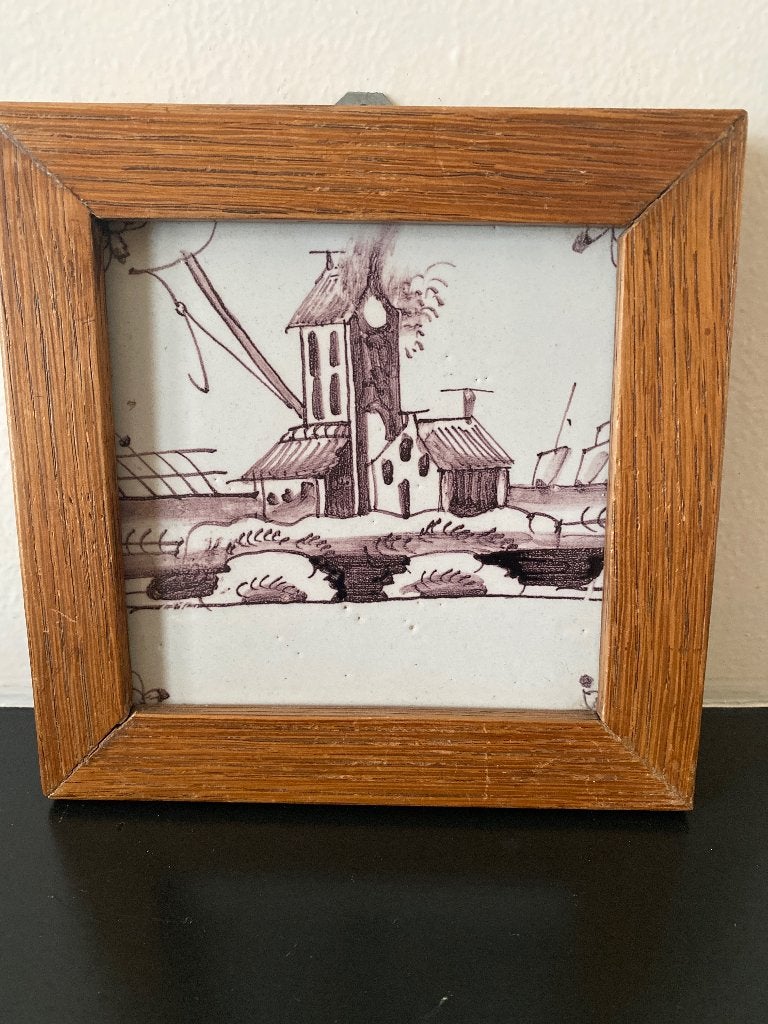Antieke tegel, Antiek en Kunst, Antiek | Wandborden en Tegels, Ophalen of Verzenden