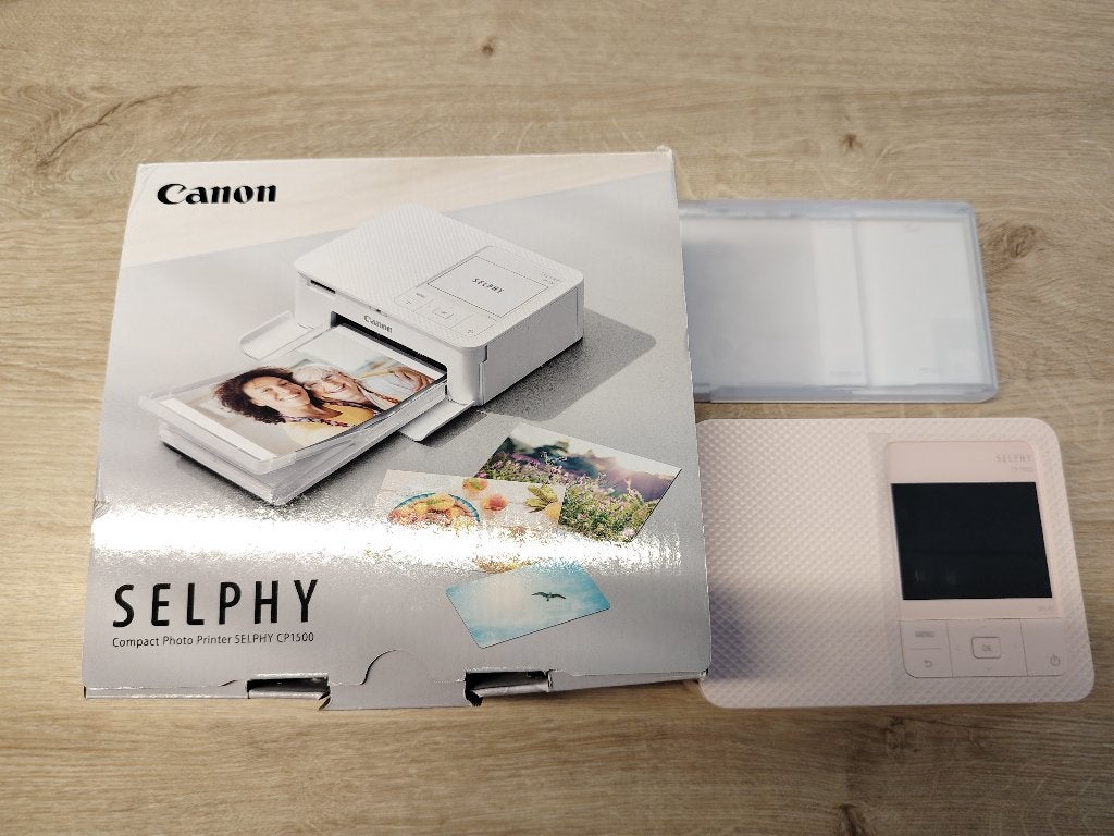 Canon SELPHY CP1500 Photo Printer | Box + 17 Photo Sheets, Canon, Overige typen, Ophalen of Verzenden, Zo goed als nieuw
