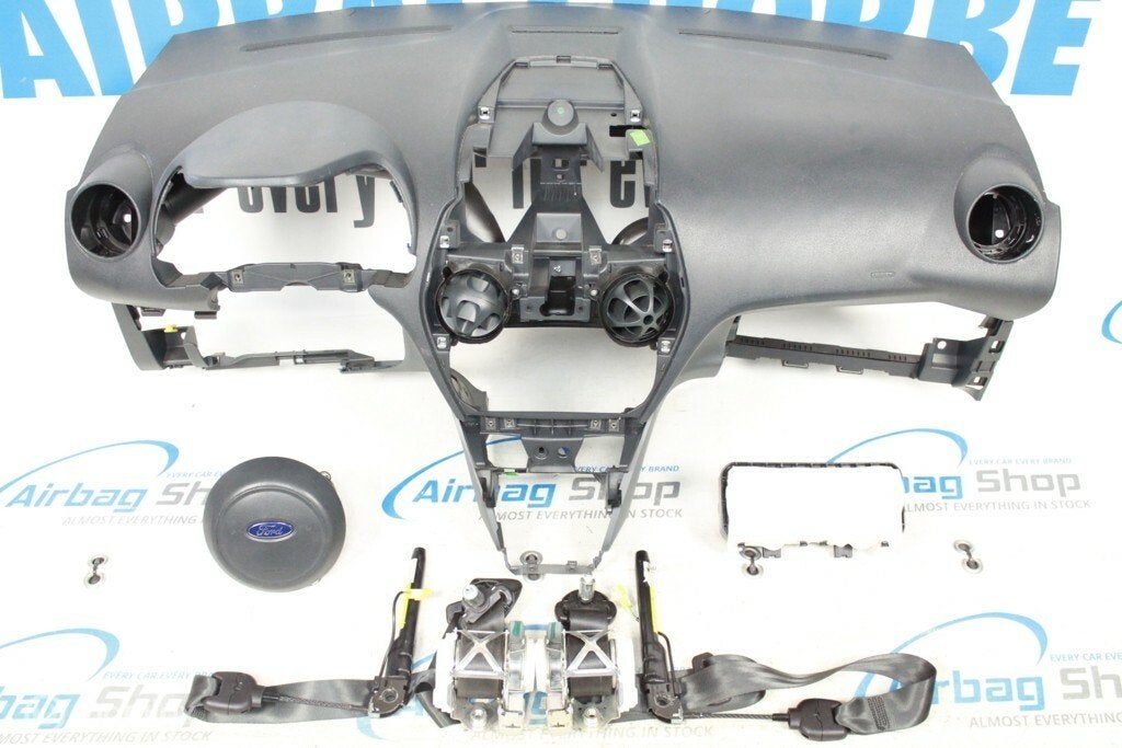 Airbag set - Dashboard zwart Ford Ka (2008-heden), Gebruikt, Ophalen of Verzenden