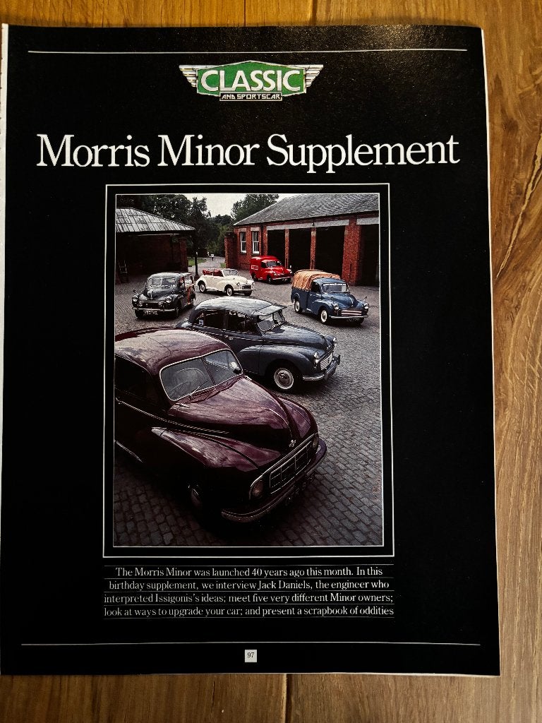 Morris Minor originele roadtests artikelen diverse, Ophalen of Verzenden, Gelezen, Overige merken