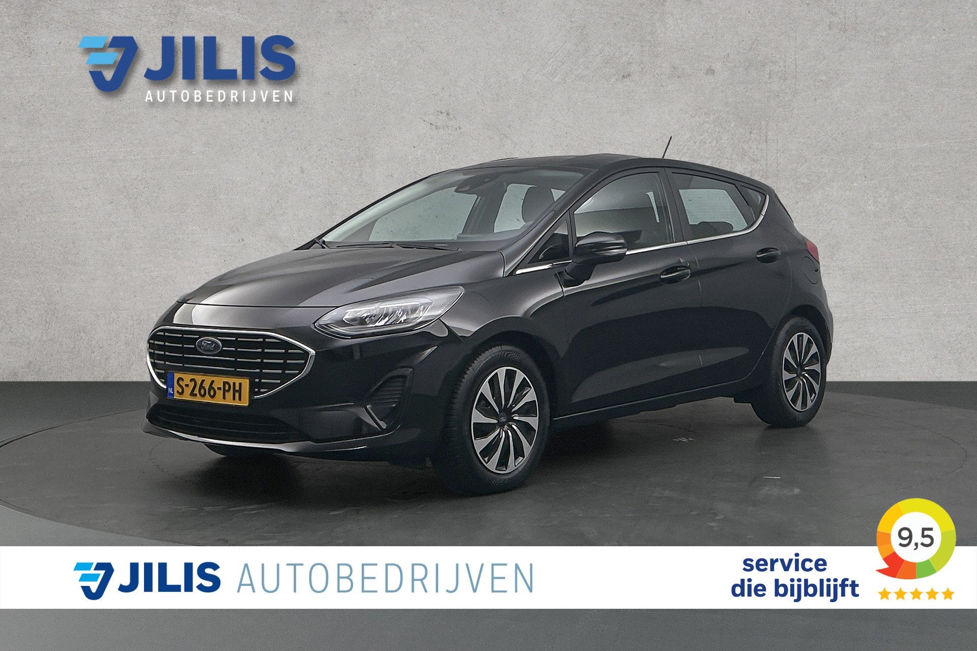 Ford Fiesta 1.0 EcoBoost Hybrid Titanium | LED koplampen | A, Voorwielaandrijving, Stof, Gebruikt, Euro 6