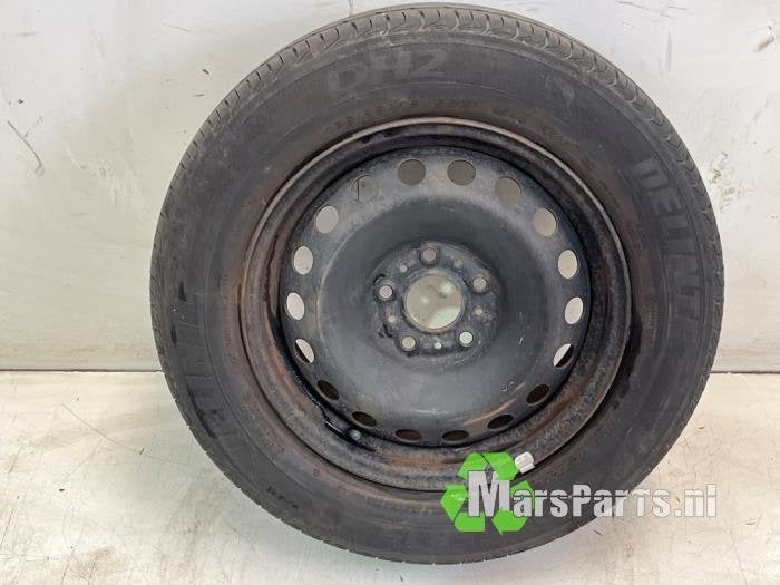 Velg + Band van een Renault Kangoo, Gebruikt, -, -, Ophalen of Verzenden