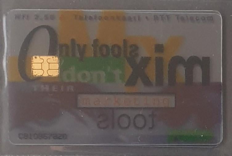 Telefoonkaart Only Fools Marketing Tools ongebruikt, Ophalen of Verzenden, Nederland