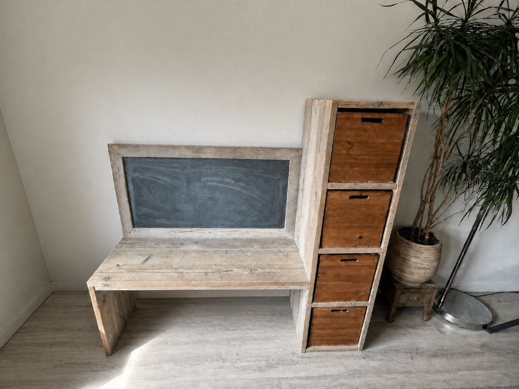 Steigerhouten speeltafel, Ophalen, Zo goed als nieuw