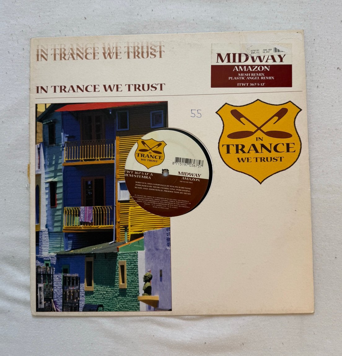 Trance Vinyl- In Trance We Trust, Inclusief binnenhoes, Ophalen of Verzenden, Gebruikt, 12 inch