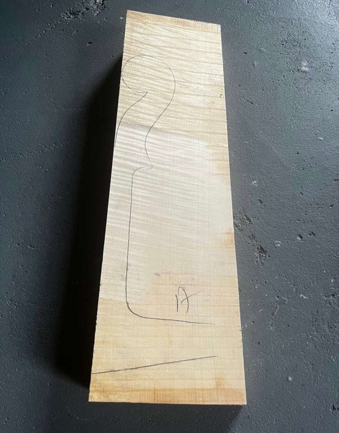 mooi gevlamd krul esdoorn toonhout cello hals curly maple, Muziek en Instrumenten, Ophalen, Zo goed als nieuw